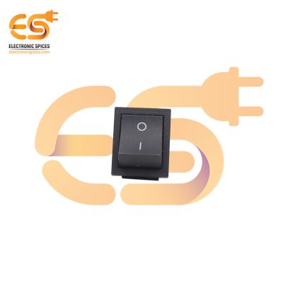 KCD4 16A 250V AC Black Color 6-Pin DPDT Plastic Rocker Switch